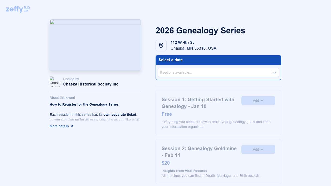 2026 Genealogy Series